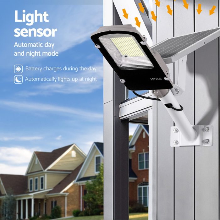 Leier 386 LED Solar Street Light Flood Motion Sensor Remote - Image 4