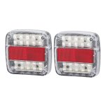 Giantz Pair 26 LED Tail Lights Stop Reverse Indicator 12V Ute Trailer Truck - Image 2
