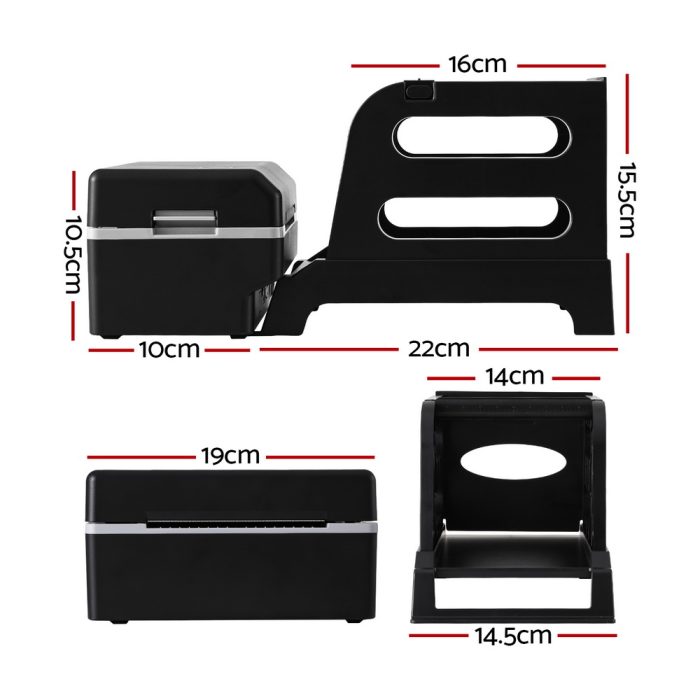 Thermal Label Printer Shipping Address Barcode USB Label Maker with Stand - Image 2
