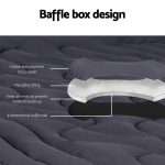 Giselle Bedding Mattress Topper Pillowtop 3-Zone Queen - Image 4