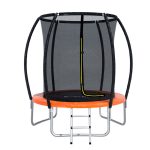 Everfit 6ft Kids Trampoline for Safe Outdoor Fun Orange