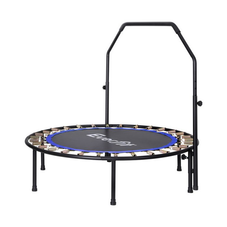 Everfit 48-Inch Trampoline with Handrail for Home Workouts