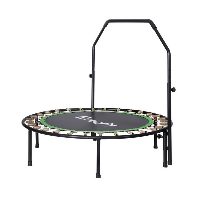 Everfit 48-Inch Trampoline for Fitness with Adjustable Handrail