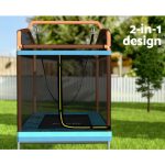 Everfit 6ft Kids Trampoline with Swing & Safety Net (Orange)