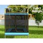 Everfit 6ft Kids Trampoline with Swing & Safety Net (Yellow)