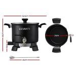 Devanti 5L Wax Melter Candle Making 1200W Melting Pot Furnace Quick Pour Spout Soy Soap - Image 2