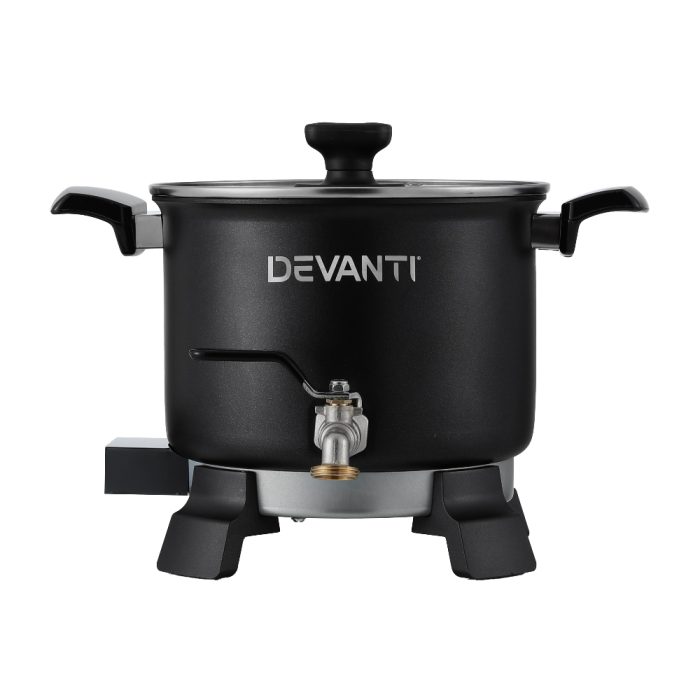 Devanti 5L Wax Melter Candle Making 1200W Melting Pot Furnace Quick Pour Spout Soy Soap - Image 3