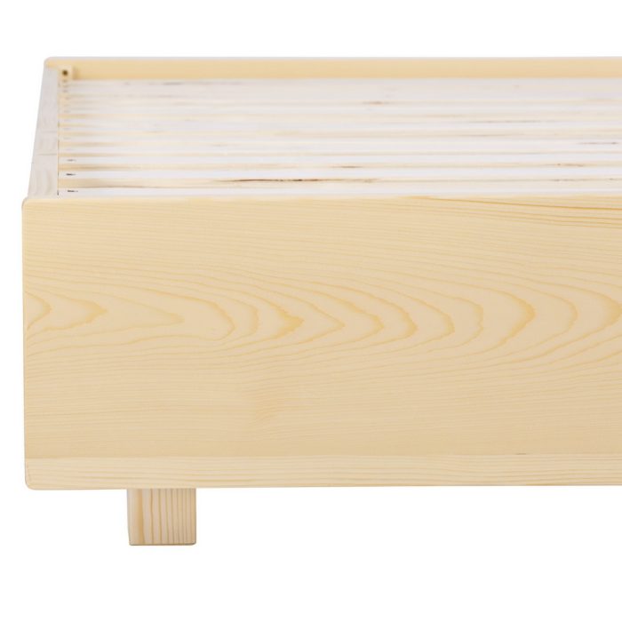 Artiss Bed Frame Double Size Floating Wooden Mattress Base Platform Timber ODIN - Image 4