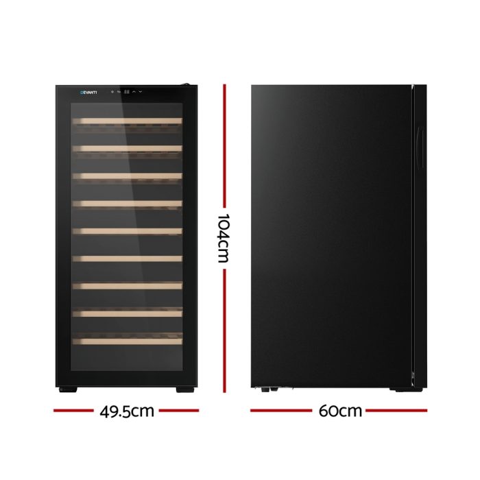 Devanti Wine Cooler Fridge 66 Bottles - Image 2