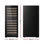 Devanti Wine Cooler Fridge Compressor Dual Zone 80 Bottles - Image 2