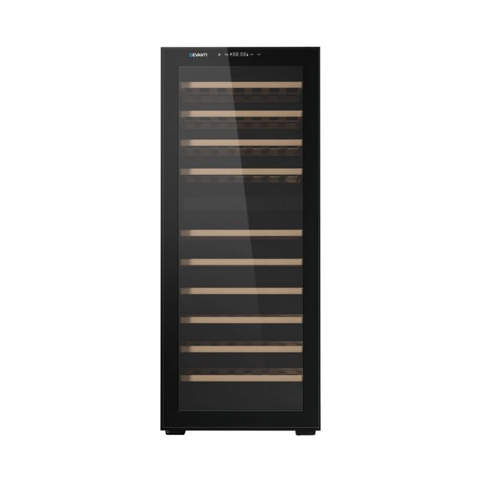 Devanti Wine Cooler Fridge Compressor Dual Zone 80 Bottles - Image 3