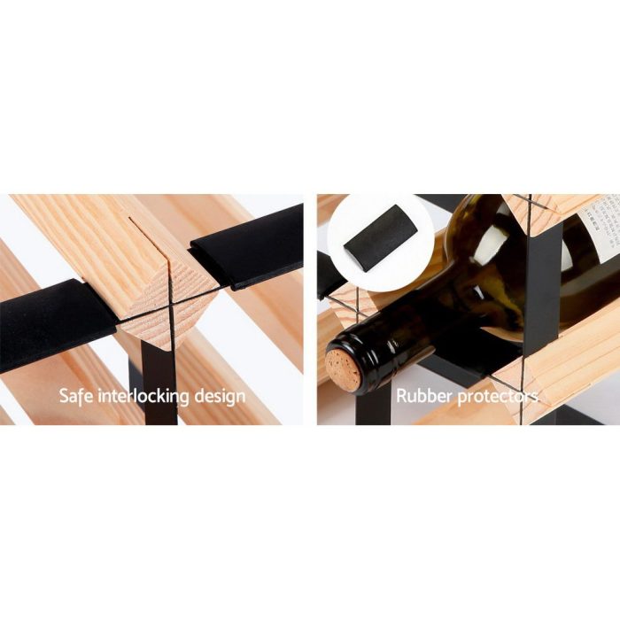 Artiss Wine Rack 12 Bottle - Image 3