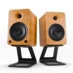 Kanto YU6 Bamboo Speakers with SE6 Stands for Superior Sound