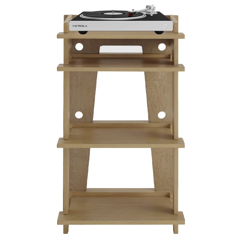 Victrola Hi-Res Carbon Turntable & Crosley Stand for Vinyl