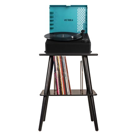Victrola Revolution Go Portable Turntable with Stand (Blue)