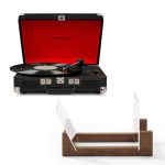 Crosley Cruiser Bluetooth Turntable with Vinyl Record Stand