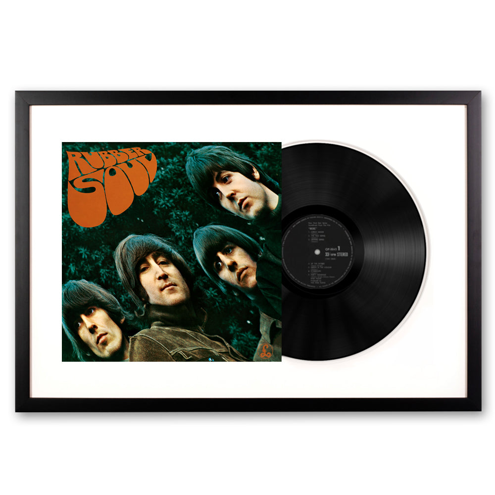 iwframethebeatlesrubbersoul Framed The Beatles Rubber Soul - Vinyl Album Art - Image 1