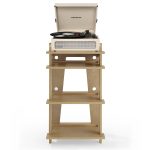 Crosley Voyager Bluetooth Portable Turntable + Crosley SOHO Stand Bundle - Dune