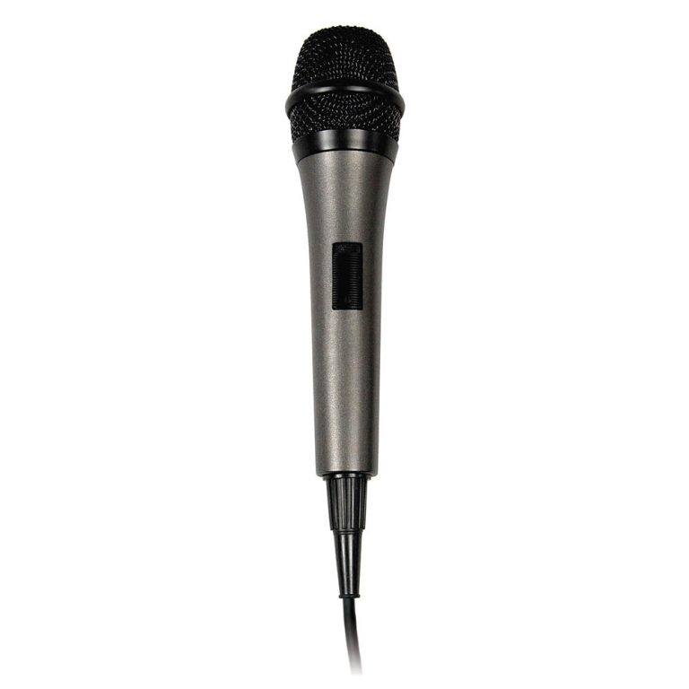 Singing Machine Black Dynamic Microphone for Karaoke Performances