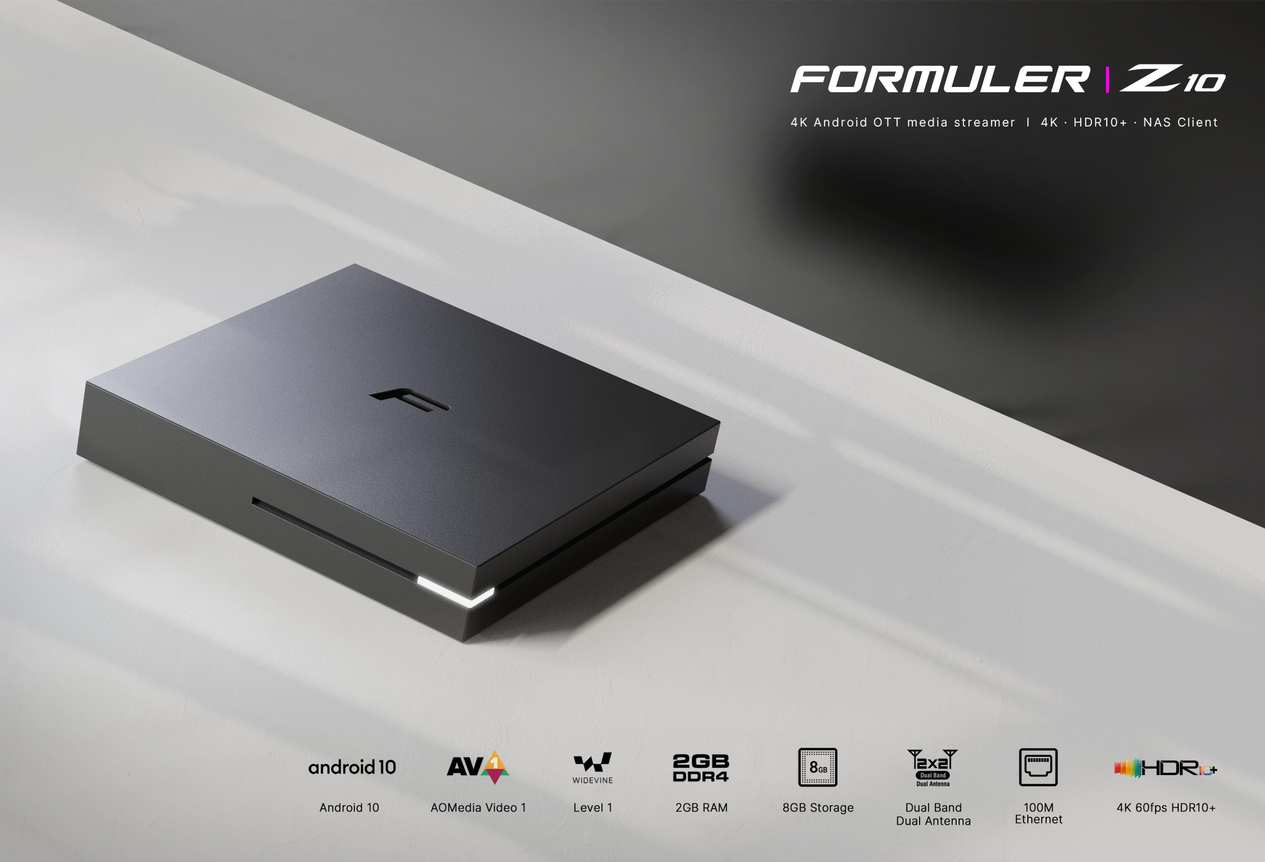 Formuler Z10 4K HDR Android TV Box - Compact Streaming Power