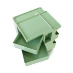 ArtissIn Storage Trolley Bedide Table 3 Tier Cart Boby Replica Green - Image 3