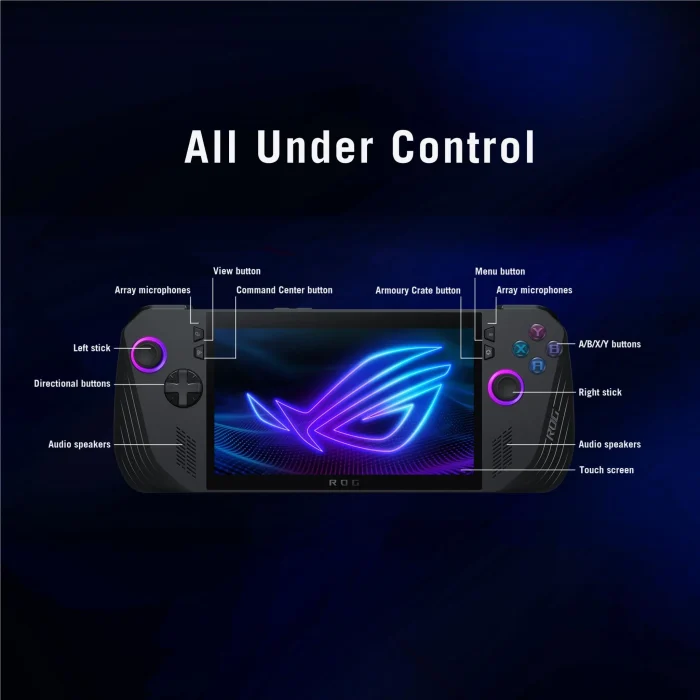 ROG Ally X Gaming Handheld Powerful Windows 11 1TB 120Hz Display (Black - AU Model - RC72LA-NH007W) - Image 4
