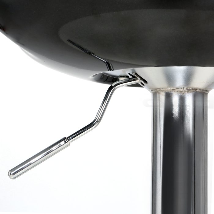 Artiss 2x Bar Stools Gas Lift Plastic Seat Black - Image 3