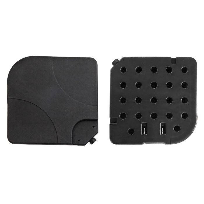 Instahut 50cm Outdoor Umbrella Base 4 Plates Stand Pod Cantilever - Image 3