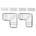 Cefito 2 Packs Bathroom Shelf Corner Storage Rack - Image 3