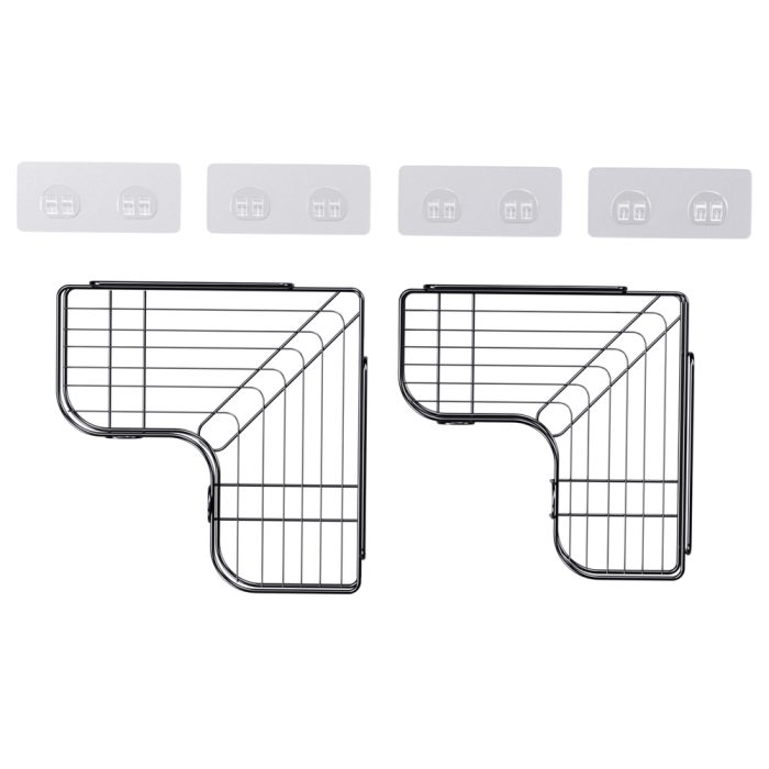 Cefito 2 Packs Bathroom Shelf Corner Storage Rack - Image 3