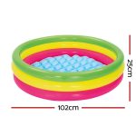 Bestway Kids Inflatable Pool Above Ground Round Splash Pool 102x102x25cm - Image 2