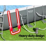 Bestway Swimming Pool 412x201x122cm Steel Frame Above Ground Pools Filter Pump Ladder 8124L - Image 4