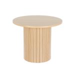 Artiss Coffee Table Round Fluted Base PIIA