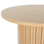 Artiss Coffee Table Round Fluted Base PIIA - Image 3