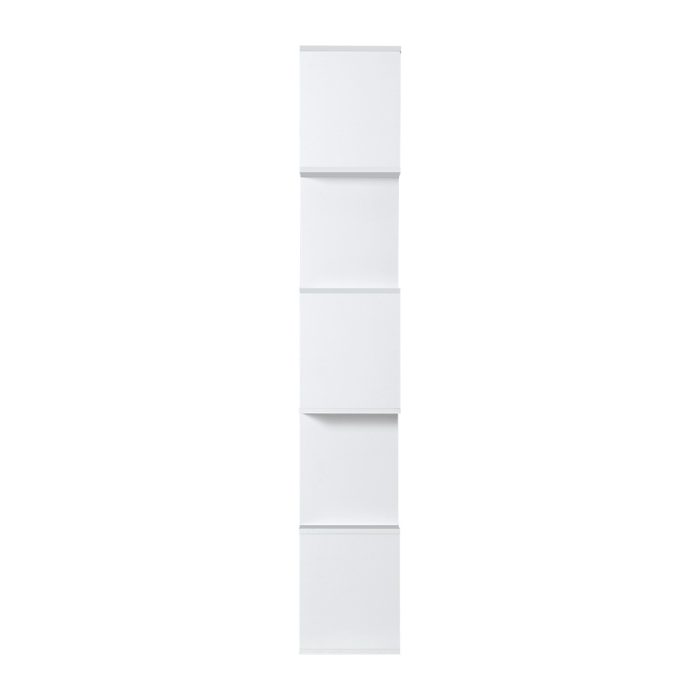 Artiss Bookshelf 5 Tiers - RITA White - Image 4