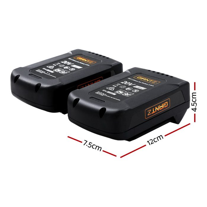 Giantz Lawn Mower 80V Battery Only Cordless 40V x2 Fits LI37 - Image 2