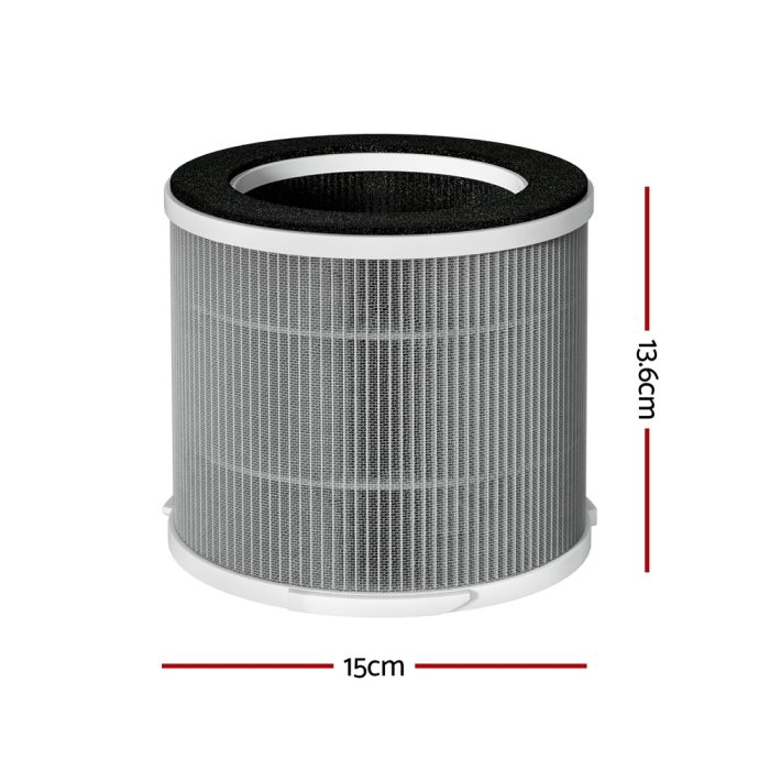 Devanti Replacement Filter Air Purifier HEPAh11 Filters Carbon 3-layer - Image 2