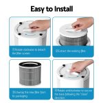 Devanti Replacement Filter Air Purifier HEPAh11 Filters Carbon 3-layer - Image 4