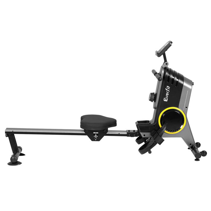 Everfit Rowing Machine 12 Levels Magnetic Rower Fitness Gym Cardio Workout - Image 3