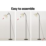 Artiss Floor Lamp LED Light Stand Modern Home Living Room Office Reading White - Image 4