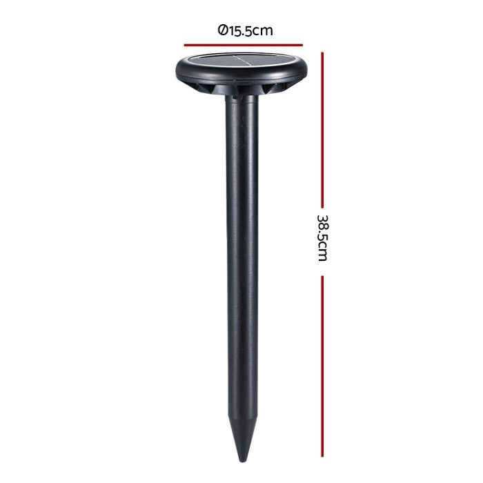 Gardeon Snake Repeller 20X Ultrasonic Solar Powered - Image 2