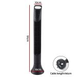 Devanti Tower Fan Oscillating 3 Speeds with Remote 91cm - Image 2