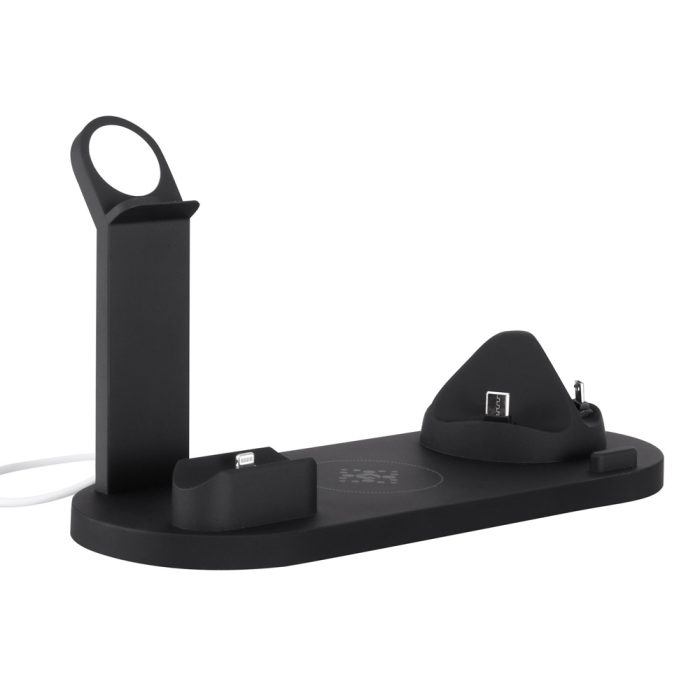 Devanti 4 in 1 Wireless Charger Multi-function Station for Phone Airpod iWatch 15W - Image 3