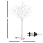 Jingle Jollys Christmas Tree 2.1m 780 LED Lights Cherry Blossom Trees Xmas Decor - Image 2