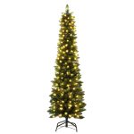 Jingle Jollys Christmas Tree 1.8m Pre-Lit 200 LED Lights Xmas Tree Decorations - Image 3