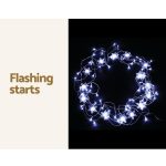 Jingle Jollys Christmas Lights 80 LED 3M Icicle Light Snow Decorations - Image 4