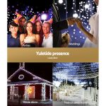 Jingle Jollys Christmas Lights 100 LED 10M String Light Snow Decorations - Image 3