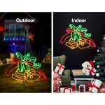 Jingle Jollys Christmas Lights 76cm Bells 216 LED Decorations - Image 3
