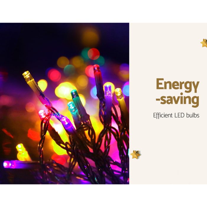 Jingle Jollys 5M Solar Christmas Lights String Light 320 LED - Image 4